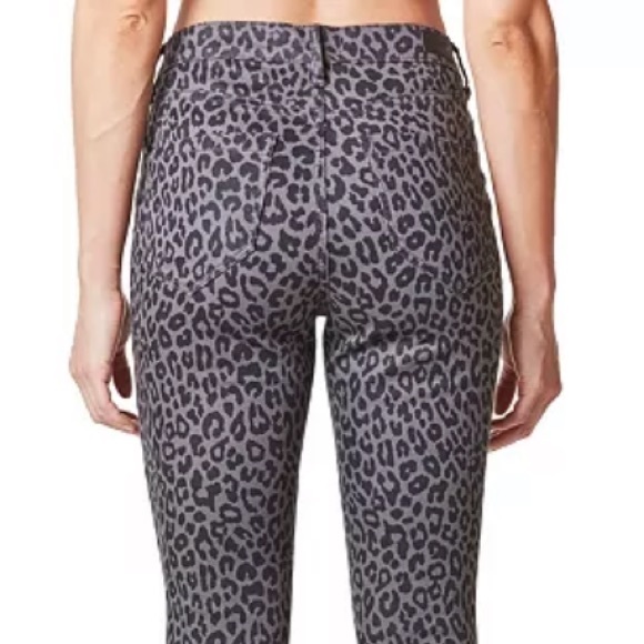 Nicole Miller Denim - Nicole Miller High Rise Leopard Printed Jeans